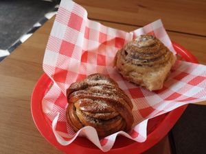 Pastries at Bandit Bakery in Aberdeen