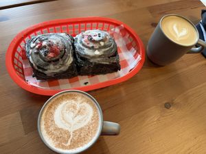 Goth buns  at Bandit Bakery in Aberdeen