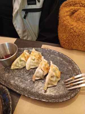 Gyozas at CoreOlé in Granada