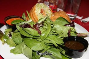 Vegan buffalo chicken wrap  at Red Velvet Cafe - Fashion Show Mall in Las Vegas