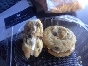 Cookie Sandwich at Red Velvet Cafe - Fashion Show Mall in Las Vegas