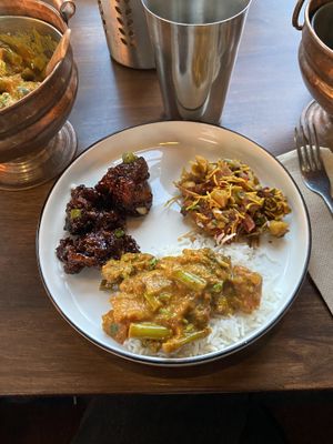 range of the food options - we were all sharing😄  at Mumbaiwala in Auckland