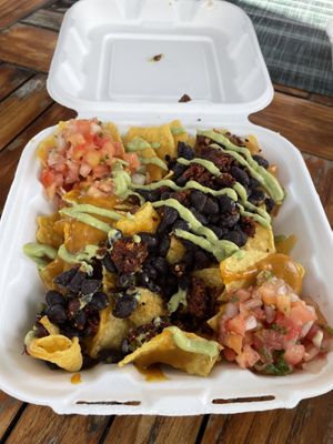 Vegan nachos  at HĀ Cafe - Formerly Liquid Life in Hilo