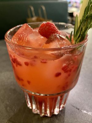 Raspberry lemonade  at The Avocado Show in Leidschendam