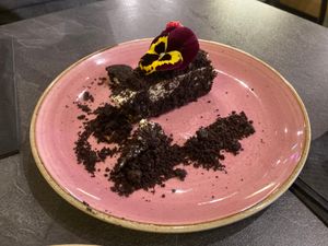 cheese cake (not vegan) at The Avocado Show in Leidschendam