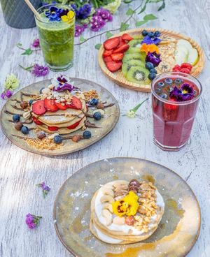 Pancakes at Jasmim Brunch in Torres Novas