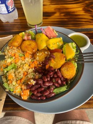 Menú vegano 🌱   at Kinsu in Uvita