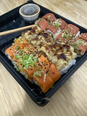 All rolls I ordered  at Blue Sushi Sake Grill in Chicago