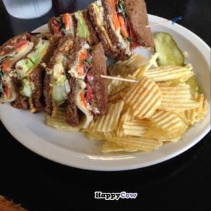 veggie club at Steady Eddy's Cafe at the Market in Flint