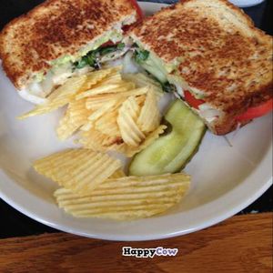 soy veggie melt at Steady Eddy's Cafe at the Market in Flint