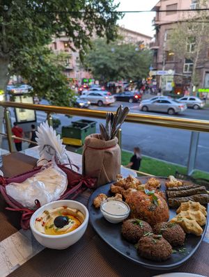 Appetizer platter at Soul Kitchen Yerevan in Yerevan