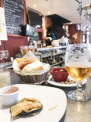 Traditional tapas bar at Seville Vegan Tours in Sevilla