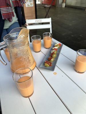 First stop   at Seville Vegan Tours in Sevilla