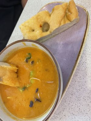 Soup  at Plant Blonde in Glasgow