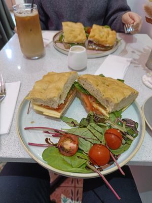 "ham" sandwich at Plant Blonde in Glasgow