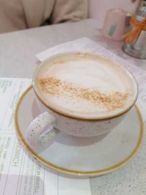 Vanilla chai at Plant Blonde in Glasgow