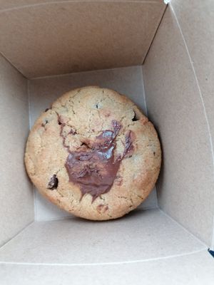 Notella cookie at Plant Blonde in Glasgow