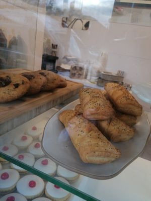 Sausage rolls at Plant Blonde in Glasgow