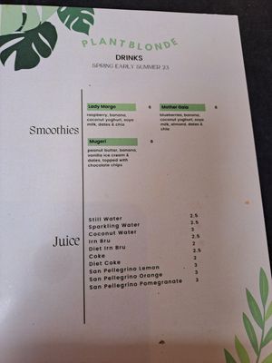  at Plant Blonde in Glasgow