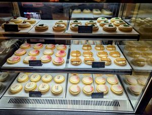 Bakery selection at Plant Blonde in Glasgow