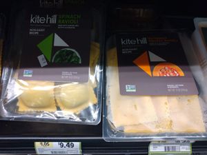 Kite Hill spinach ravioli and Butternut squash ravioli at Sprouts Farmers Market in Estero