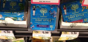 Vegan goat style cheese in garlic & basil flavor, blueberry flavor, and original. at Sprouts Farmers Market in Estero