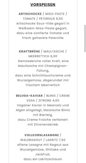 Menu   at Steinhaus1718 in Budingen