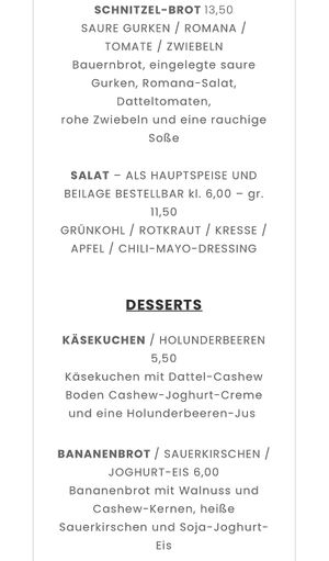 Menu   at Steinhaus1718 in Budingen