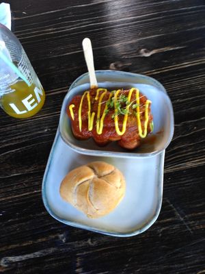 Currywurst at Steinhaus1718 in Budingen