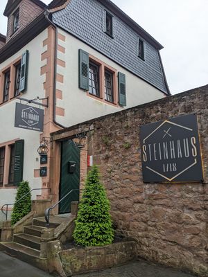view from outside at Steinhaus1718 in Budingen