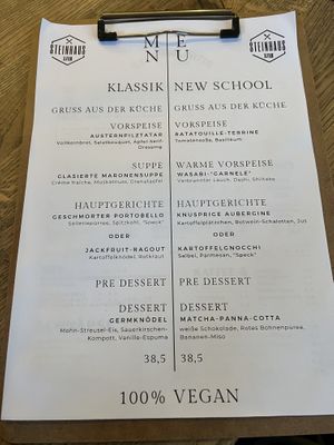 Xmas 🎄 Menü #Veganuary at Steinhaus1718 in Budingen