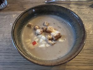 Maronen Suppe  #Veganuary at Steinhaus1718 in Budingen