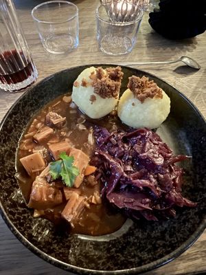 Hauptgericht Klassik Menü  #Veganuary at Steinhaus1718 in Budingen