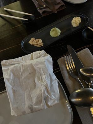 Brot mit 3x Margarine   at Steinhaus1718 in Budingen