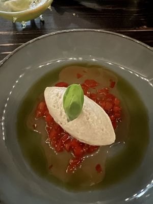 Vanille Eis mit Paprika 👌🏻  at Steinhaus1718 in Budingen