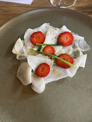 Mairübchen Carpaccio   at Steinhaus1718 in Budingen