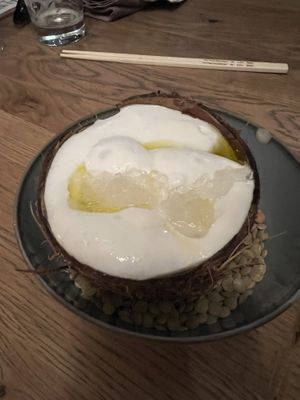 Pina Colada dessert 🧁   at Steinhaus1718 in Budingen