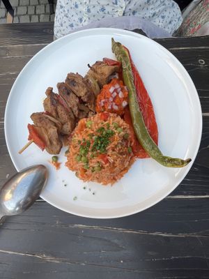 Schaschlik Spieß 🍢  at Steinhaus1718 in Budingen