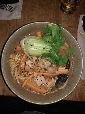 Miso Ramen at Steinhaus1718 in Budingen