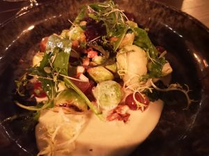 Vegan menu at Steinhaus1718 in Budingen