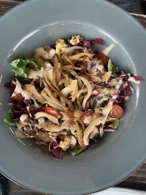 Large summer salad  at Steinhaus1718 in Budingen