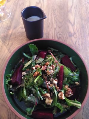 Gebackene rote Beete at Steinhaus1718 in Budingen