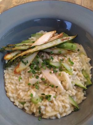 Spargelrisotto at Steinhaus1718 in Budingen