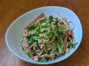 Peanut Noodle Salad at Veggie Reaper Inc in Center Point