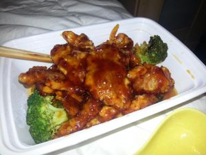 Orange Beef, very tasty at Golden Star Asian Fusion in Medford