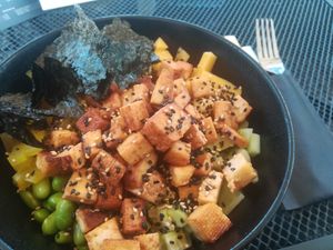 yummy PokeBowl at Mr Panda in Zilina