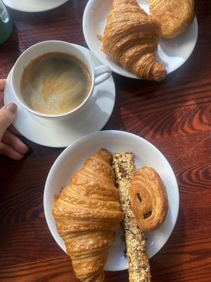   at Foxy's Bake Shop in Riga