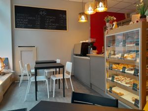 The shop at Foxy's Bake Shop in Riga