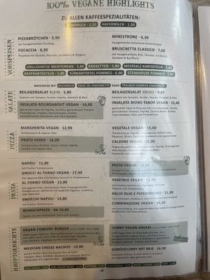 Menu  at Restaurant Roundabout in Montabaur