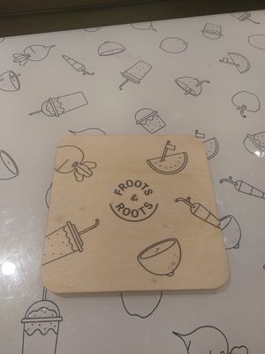 Logo at Froots & Roots in Barcelona